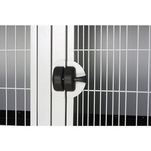 Yüksek kalite HF-505 <span class=keywords><strong>Pet</strong></span> köpek modüler kafes bankalar beyaz toz kaplama ile paslanmaz çelik veteriner araçları - Product Image 2