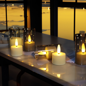 Bán buôn 3D Flameless sạc <span class=keywords><strong>LED</strong></span> nến với bộ đếm thời gian từ xa, Flameless <span class=keywords><strong>tealight</strong></span> nến với sạc cơ sở - Product Image 5