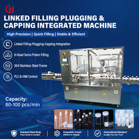 Machine intégrée entièrement automatique de remplissage, bouchage et capsulage, machine de remplissage continu de liquides, de bouchage et de capsulage