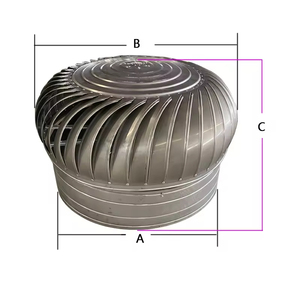 Ventilateur <span class=keywords><strong>de</strong></span> <span class=keywords><strong>toit</strong></span> à turbine pour la ventilation des toits <span class=keywords><strong>de</strong></span> bâtiments industriels et d'ateliers – Ventilateur <span class=keywords><strong>de</strong></span> <span class=keywords><strong>toit</strong></span> à chevalet - Product Image 3