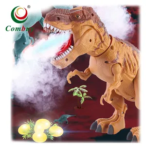 Depongono le uova a spruzzo giocattolo di musica della proiezione elettronica in movimento dinosauro - Product Image 1