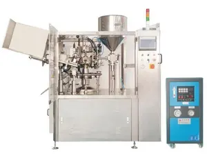 Professional high quality cosmetic cream soft plastic pipe and welding pipe filling sealing machine