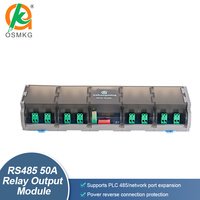 Module de sortie à 16 relais Oshangming avec interface RS485 Lora Modbus RTU 12V/24V, relais ouvert simple 50A pour PLC