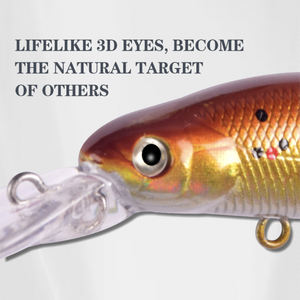 Leurre de pêche dur en ABS, leurre coulant type <span class=keywords><strong>Minnow</strong></span>, Crankbait, Jerkbait pour la pêche en eau salée, en rivière et en mer - Product Image 2