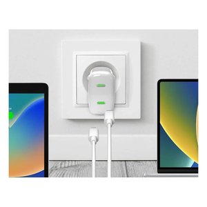 MINIPRO 35W GaN Power Delivery USB Type-C Charger สีขาว PUFCMTCUSBCC35WGWHI - Product Image 2