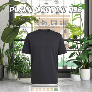 ผู้ผลิต OEM ขายส่ง เสื้อยืดเปล่าคุณภาพสูง ผ้าเจอร์ซีย์คอตตอน 100% ทรงปกติ สำหรับใส่เป็นทางการ - Product Image 2