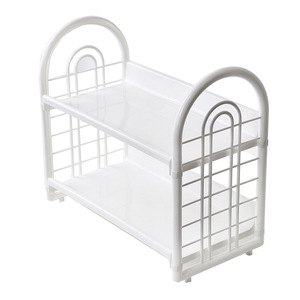Estante de Almacenamiento de Escritorio de 2 Niveles, Rectangular, Apilable, Multifuncional, Organizador de Escritorio, Oficina, Dormitorio, Estantería para Libros - Product Image 5