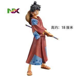 Set de Figuras de <span class=keywords><strong>Anime</strong></span> Hechas a Mano de PVC/Resina de One Piece, Wano Country, Luffy, Law, Zoro, Chopper, Nami, Robin, Brook - Product Image 2