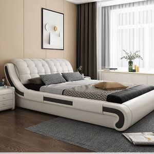Vente en gros d'usine, grand cadre de <span class=keywords><strong>lit</strong></span> <span class=keywords><strong>king</strong></span> <span class=keywords><strong>size</strong></span> de 1,8 m pour chambre à coucher, ensemble de literie de luxe, <span class=keywords><strong>lit</strong></span> double - Product Image 4
