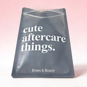 Bolsas Ziplock Impresas Personalizadas, Bolsa de Plástico Translúcida para Cosméticos, Envase para Lociones para el Cuidado de la Piel - Product Image 4