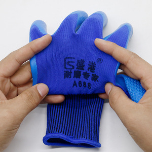 ถุงมือทำงานเคลือบยางลาเท็กซ์ Sengkang A688 แบบเต็มฝ่ามือ กันลื่น ทนทาน สำหรับงานก่อสร้าง - Product Image 5