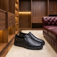 Chaussures plates pour hommes Fanghui en PU, respirantes et confortables, vente en gros d'usine