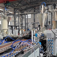 Ligne de production de panneaux muraux et de clôtures en WPC pour décoration extérieure en plastique recyclé HDPE, extrudeuse en bois-plastique WPC TONGSANHEGU