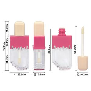 Tubos de Brillo Labial de Marca Choice Gloss Tubes de 8 ml, Tubos Vacíos para Brillo Labial con Forma de Piruleta - Product Image 1