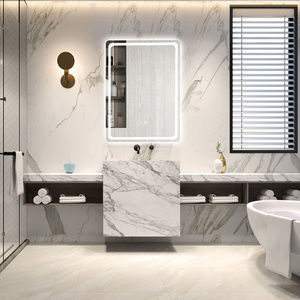 Bán Hot treo tường <span class=keywords><strong>make</strong></span> up LED thắp sáng ma thuật thông minh Gương phòng tắm với loa - Product Image 3