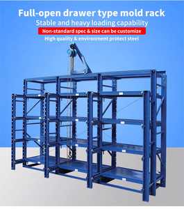 Heavy-Duty công nghiệp thép khuôn kệ kho <span class=keywords><strong>Pallet</strong></span> kệ với hệ thống ngăn kéo cho khuôn lưu trữ xếp chồng kệ - Product Image 4