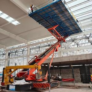 แพลตฟอร์มทำงานแบบเคลื่อนที่ได้สำหรับติดตั้งบนเพดานในพื้นที่แคบภายในอาคารสำหรับงานประกอบที่สูง - Product Image 4