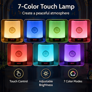 Lampe tactile numérique Equantu SQ122 pour Coran avec télécommande, horloge de l'appel à la prière islamique et haut-parleur - Product Image 5