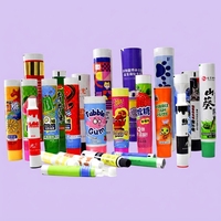 Tube d'emballage personnalisé en aluminium-plastique scellé avec bouchon à vis pour chewing-gum, impression UV 12,7-35 mm, 12 ml, pour condiments commerciaux