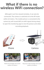 H.265 IP66 防水子弹型太阳能供电 4MP 4G IP 摄像机，带 CMOS 传感器、内置麦克风和 SIM 卡，适用于户外安全 - Product Image 5