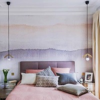 Lustre moderne en verre en forme de pétale, suspension de luxe à deux feuilles, support de lustre design avec lustre pour mariage