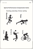Chaussettes de course à compression de haute qualité, respirantes, anti-ampoules, pour hommes et femmes, pour le sport, l'entraînement, le marathon