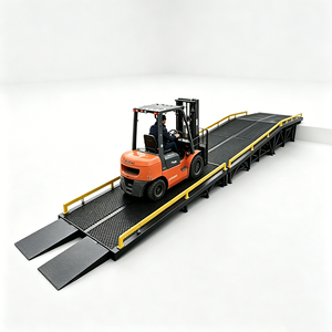 Rampes mécaniques les plus vendues pour automobiles, élévateur d'atelier, construction en acier au carbone, capacité de 8 à 15 tonnes, nivellement pour le chargement - Product Image 1