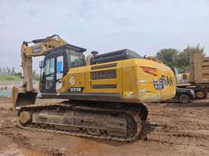 Excavatrice hydraulique Sany SY375H d'occasion 2023, modèle SY365H 375H, faible nombre d'heures, excavatrice sur chenilles robuste Sany d'occasion - Product Image 2