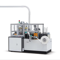 Machine de formage de gobelets en papier pour crème glacée entièrement automatique à grande vitesse, équipement de fabrication de gobelets pour boissons froides