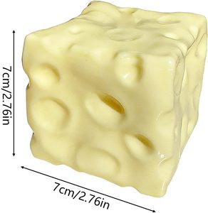 ASMR Transparent Jumbo Giant <b>Squishy</b> Cheese Toy Soft Funny No Rising Satisfy All Ages Unisex Party Favors - Product Image 2