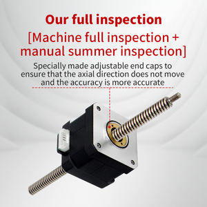 UMOT Mini Nema8/Nema11/Nema14/Nema17/Nema23 Бесконтактный ходовой винтовой шаговый двигатель 3,5/5/8/9.5/10 линейный шаговый двигатель - Product Image 5