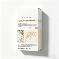 Ampoule éclaircissante au riz noir, exfoliante, à la niacinamide pour femmes, élimine les cellules mortes de la peau, 30 ml/100 ml