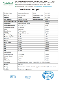 Complément Alimentaire Rainwood Gluconate de Magnésium : Énergie Renforcée, Qualité Certifiée HACCP - Product Image 2