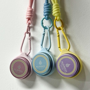 Pot en aluminium rechargeable pour crème et baume à lèvres avec porte-clés, emballage cosmétique, boîte en aluminium ronde de 15 ml - Product Image 1