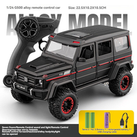 2025 Bestseller G500 1/24 Diecast RC Auto Ferngesteuert mit Sound und Licht Metall-Automodell Spielzeug Dekoration Ornament