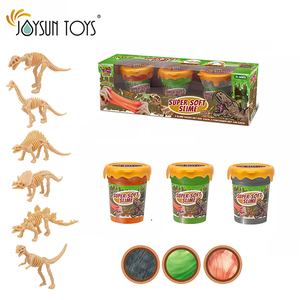 Dinosaur Slime Kit for Boys Glossy Slime and Dino Poop Slime for <b>Kids</b> - Product Image 2
