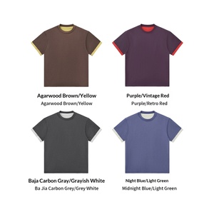 Camiseta de Manga Corta para Hombre y Mujer, Estilo Retro, 230G, Algodón Transpirable y Absorbente de Humedad, Corte Holgado - Product Image 5