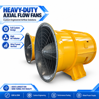 Ventilateur axial industriel robuste pour système de refroidissement de four dans la ligne de production de céramique et de briques, personnalisable
