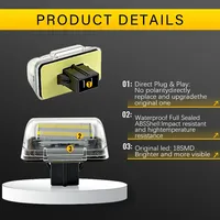 Kit d'éclairage de plaque d'immatriculation de voiture 2xLED blanc, pour Ford Transit MK4-MK7 et Ford Transit Connect 2002-2013, accessoire de véhicule