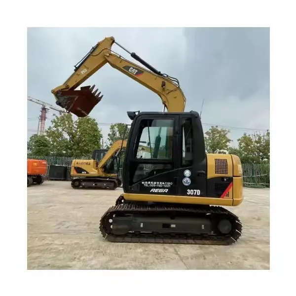 99% new 7ton mini good condition Japan used excavator CAT 307D/307/307E/307C Caterpillar secondhand digger for sale at low price