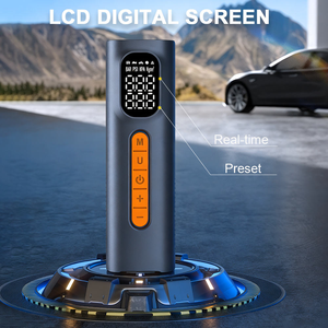 Pompe à air électrique portable pour voiture, compresseur d'air, pompe de dégonflage, <span class=keywords><strong>gonfleur</strong></span> de pneus <span class=keywords><strong>rechargeable</strong></span> pour voiture, moto, vélo, ballon - Product Image 2