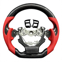 Volant en cuir perforé en fibre de carbone forgée en forme de D pour Lexus IS 250 IS350 IS300h 2014-2024 F Sport