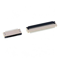 Nouveau connecteur FFC FPC, pas de 0,5 mm et 1,0 mm, 4P-60P, contact supérieur/inférieur, type tiroir, connecteur SMT, connecteur FFC FPC