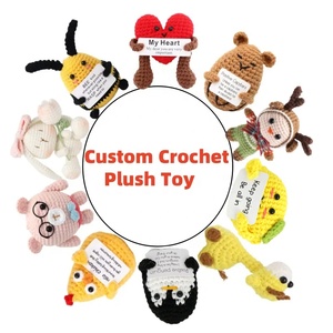 Các bà mẹ ngày đánh giá cao tích cực Búp bê đồ chơi đáng yêu đan động vật sản phẩm Crochet ý tưởng Amigurumi cổ vũ Quà Tặng - Product Image 6