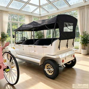 Bus de tourisme vintage à châssis haut, électrique, silencieux, pour les trajets touristiques dans les zones scéniques rurales et les déplacements sur routes de gravier - Product Image 1