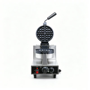 เครื่องทำวาฟเฟิลไฟฟ้าแบบหมุนได้ ตะแกรงสแตนเลส เครื่องทำวาฟเฟิลหัวเดียว เครื่องทำวาฟเฟิลทรงกลม - Product Image 5