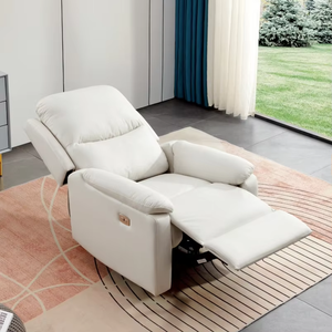 Silla reclinable de salón de tela de sofá individual eléctrica moderna al por mayor de fábrica vendedora caliente para muebles de sala de estar - Product Image 4