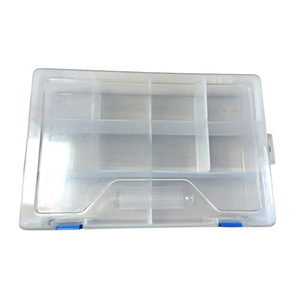 Boîte de rangement pour matériel de pêche transparente à 10 compartiments BX025, emballage personnalisé, conteneur portable pour leurres de pêche - Product Image 1