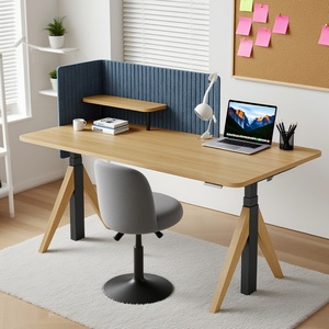 Escritorio de pie de 2 patas, muebles de oficina ejecutivos de lujo, escritorio eléctrico de altura ajustable, escritorio de pie para pedidos al por mayor, altura ajustable - Product Image 1