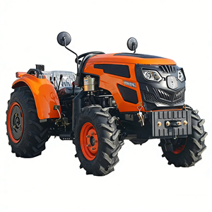 รถแทรกเตอร์เกษตรขับเคลื่อน 4 ล้อ สีส้ม เกียร์ธรรมดา เครื่องยนต์ดีเซล แบบล้อ  ประสิทธิภาพสูง สำหรับใช้งานในฟาร์ม - Product Image 6